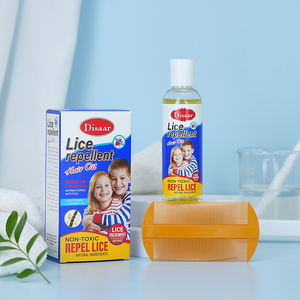 Aceite para el cabello repelente de piojos Disaar con aceite de coco de menta aceite de almendras dulces hidratante suave nutre el aceite para el cabello del cuero cabelludo - Product Image 1