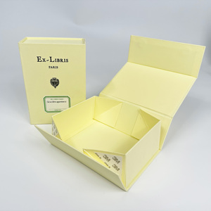 Luxury Custom Logo <b>Foldable</b> Magnetic Cardboard Gift Packaging <b>Box</b> Matt Lamination Embossing Recyclable Design for Gifts Crafts - Product Image 1