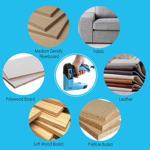 Deko — agrafeuse <span class=keywords><strong>électrique</strong></span> 230V 2 en 1 pour le travail du bois, pistolet à clouer, cadre avec agrafes et clous, pour la menuiserie - Product Image 3