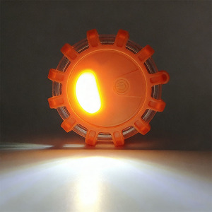 Disco de Advertencia LED Magnético, Resistente a Impactos, con Carcasa Naranja, para Camping y Uso Marino, Bajo MOQ - Product Image 1