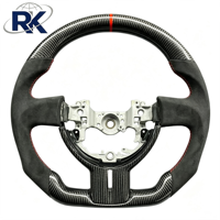 Volant de luxe 4 branches 40 mm en fibre de carbone forgée et cuir, avec affichage LED, pour GR86 Subaru BRZ 2022-2026, cousu main, vente en gros à bas prix