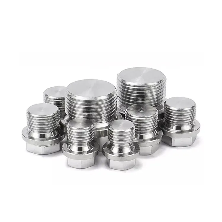 Metric And Inch M8M10M12M36 1/8"-2" Stainless Steel 304 316 DIN 910 Hexagon Head Screw Plugs With Collar