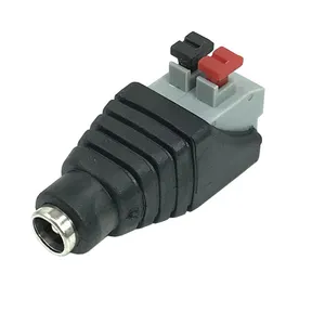 Connecteur d'alimentation LED 12V DC, mâle/femelle, 2.1x5.5mm, adaptateur, prise Jack pour vidéosurveillance