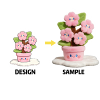 Pot de fleurs en peluche tournesol personnalisable OEM, décoration végétale en peluche pour cadeaux et décoration pour toutes les occasions.