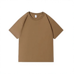 เสื้อยืดคอกลมผ้าฝ้าย 100% น้ำหนัก 210 กรัม ขายส่ง ระบายอากาศได้ดี ทรงหลวม เหมาะสำหรับวิ่ง พิมพ์ลายได้ตามต้องการ เสื้อยืดผู้ชายคุณภาพพรีเมียม - Product Image 1