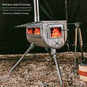 Winnerwell Speed <span class=keywords><strong>Dragon</strong></span> Réchaud extérieur en acier inoxydable Réservoir de carburant Brasseur de thé pour camping pratique BBQ et gril à bois - Product Image 5