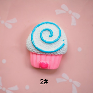 Miễn Phí Vận Chuyển Bánh Kawaii Nhựa Quyến Rũ Tô Điểm Phụ Kiện Flatback Trang Trí Nhựa Cabochon Cho Diy Thủ Công Làm - Product Image 6