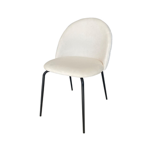 Chaises coccinelle de salle à manger en tissu de velours, bleu marine, design moderne de luxe, pour Restaurant, haute qualité - Product Image 6