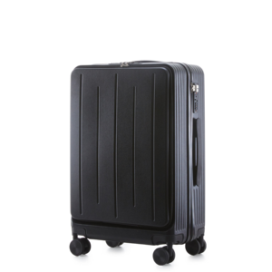 <span class=keywords><strong>Valise</strong></span> de <span class=keywords><strong>cabine</strong></span> de luxe classique à ouverture frontale 28 pouces avec 4 roues pivotantes, porte-gobelet et compartiment pour ordinateur portable tendance - Product Image 5