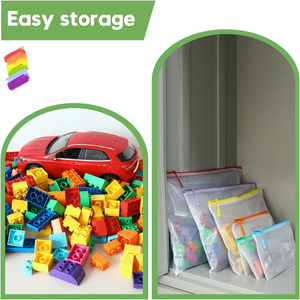 Bán buôn không thấm nước hợp thời trang tái chế A3 A4 A5 PVC lưới tài liệu tập tin túi văn phòng phẩm lưới dây kéo lưu trữ Pouch Túi - Product Image 6