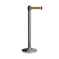 Stanchions de barrière de ceinture rétractable de sécurité de crash de file d'attente de ligne de banque d'acier inoxydable
