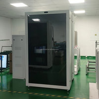 75 pouces 85 pouces 98 pouces caméra intégrée 3d AI lcd transparent holobox vitrine vitrine