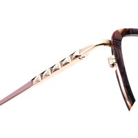 Gafas BONA de Alta Calidad Unisex con Montura Rectangular de Acetato y Metal, Gafas Ópticas Unisex con Diseño Nuevo