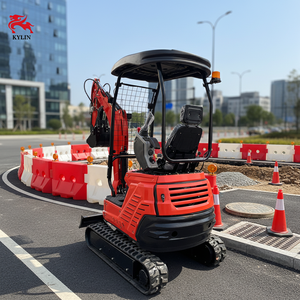 Мини-экскаватор с гидравлическими навесными приспособлениями: ковш, грабли, гидромолот. Сертифицирован CE EPA. Микро-гусеничный экскаватор для копки и посадки в саду. - Product Image 4