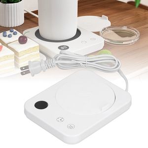 Calentador de Café Blanco, 3 Modos de Calentamiento, Función de Temporizador, <span class=keywords><strong>Base</strong></span> de Aislamiento Inteligente para Cerámica, Vidrio y Metal, <span class=keywords><strong>Enchufe</strong></span> Estadounidense de 110 V - Product Image 5