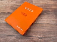 Batería de Polímero de Litio de 8000 mAh con Logotipo Personalizado, Carga Inalámbrica, Ultra Delgada, Banco de Energía Portátil para Computadora Portátil con Entrada Micro USB