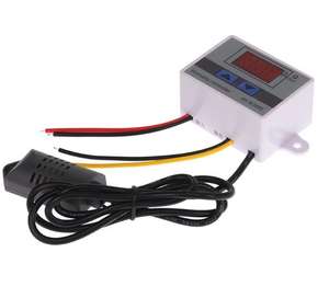 XH-W3005, pengontrol kelembapan Digital 12V 24V 220V regulator saklar kontrol kelembapan humidistrat + sensor kelembapan - Product Image 4
