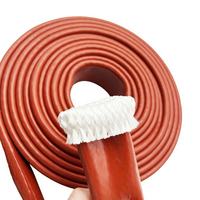 Gaine isolante en fibre de verre pour protection contre le feu -65°C à 300°C, conforme ROHS CE, pour câblage de baril chauffant de machine de moulage par injection haute température