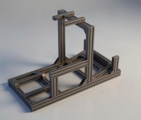 Cockpit Simracing en aluminium de base ultra abordable pour la plupart des roues, parfait pour les débutants