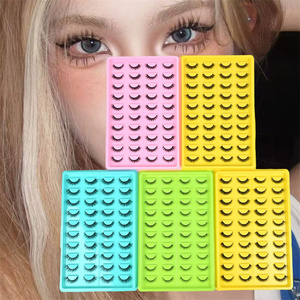 Pestañas de imitación de visón, pestañas postizas hechas a mano, maquillaje natural, simulación cruzada, ojo desordenado, pestañas rizadas 3D, 20 pares - Product Image 2