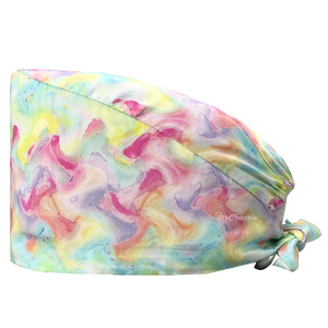 Transpirable No Sweaty Head All Day Scrub Caps <span class=keywords><strong>Doctor</strong></span> Tieback Nurse Hat Cirugía Trabajo Cap Salón de belleza Multi-color Wear Vendedores - Product Image 1