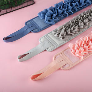 Vente en gros 2-en-1 bande de douche bain fleur puissance dos frotter boue pull-back serviette de bain pour le ménage - Product Image 3