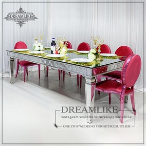 Chaises murales pliantes sous vide et centre de <span class=keywords><strong>table</strong></span> en bois, dalle de salle à manger, <span class=keywords><strong>table</strong></span> de banquet de mariage, vente en gros - Product Image 4