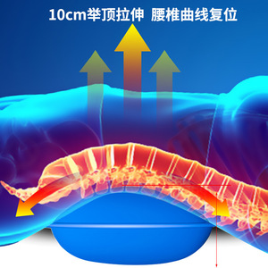 Home Waist Massager Pillow <b>USB</b> Rechargeable Hot Compress Kneading Wireless Remote <b>Control</b> PU Leather Back Hip Leg Relief - Product Image 2