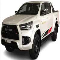Pick-up Hilux électrique automatique d'occasion 2021, conduite à gauche, turbo, traction avant 4x4, sièges en cuir, intérieur foncé R16, caméra arrière 360°, LED