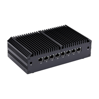 Mini PC Kansung Quad Core de 8.ª Generación con Procesador Core I5 8260U, Router Firewall sin Ventilador con 8 Puertos Ethernet de 2.5G