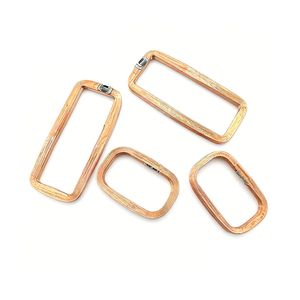 Étiquette d'oreille RFID rectangulaire personnalisée, bobine en cuivre à induction, <span class=keywords><strong>puce</strong></span> EM4305 134,2 kHz FDX-B, résine époxy, étanche, pour animaux - Product Image 1