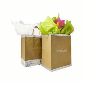 Wholesale Custom Luxury <b>Gift</b> Paper <b>Bags</b> Personalized Handbags Recycled Shopping Paper <b>Bags</b> With Your Own Logo - Product Image 3