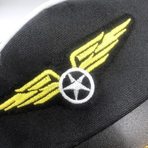 Fancy <strong>Navy</strong> Uniform Pilot <strong>Hats</strong> for Airline Pilots for Parties - Product Image 4