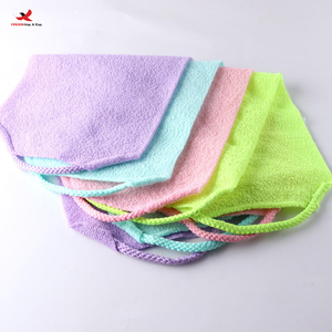 HQ Mixed Proc Discount Nylon Rectangle Body <b>Scrubber</b> Exfoliating <b>Back</b> Washcloth Pull Strap Extended Length <b>Scrubbers</b> - Product Image 2
