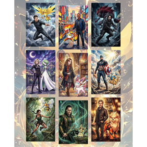 Nouvelle collection <span class=keywords><strong>de</strong></span> tableaux d'art classiques Pokémon <span class=keywords><strong>de</strong></span> YQ Fuka <span class=keywords><strong>Film</strong></span> Studio, série <span class=keywords><strong>de</strong></span> reportages <span class=keywords><strong>de</strong></span> célébrités, jeu <span class=keywords><strong>de</strong></span> table, impression couleur intégrale, boîte mystère - Product Image 5