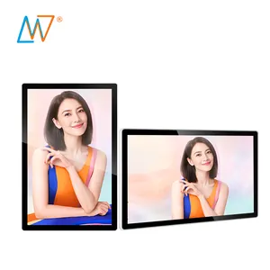 32 inch 4k optional vertical lcd screen display digital signage wall mounts with vesa hole
