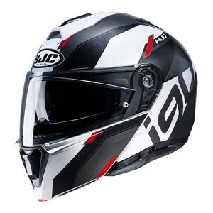 Casco Modulare Hjc I90 Bianco Rosso in Policarbonato Taglia Media per Moto - Product Image 1