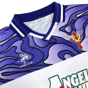 Camiseta de fútbol sublimada personalizada clásica de alta calidad diseño Retro 100% poliéster de secado rápido transpirable - Product Image 3
