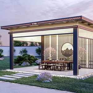 Invernadero de Aluminio para las 4 Estaciones, Solárium, Cristal Templado Doble con Baja Emisividad, Ecológico, Independiente, Moderno, para Dormitorio Exterior - Product Image 1