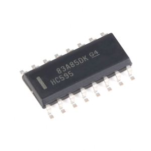 SN74HC595เครื่องหมายลงทะเบียนกะ8บิต HC595 SN74HC595DR SOIC-16สำหรับชิป IC - Product Image 1