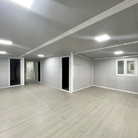Maison de camping préfabriquée bon marché Bulgarie 4 chambres et salon maison conteneur de 40 pieds
