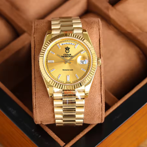 Özelleştirilmiş 18 Ayar Gerçek Altın 3255 Mekanizma 12A Kalite 40mm Ağırlıklı Işıklı Su Geçirmez Mekanik Saat - Product Image 1