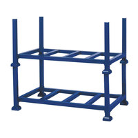 Gestion d'entrepôt Stockage pliable de palettes empilables Porte-pneus d'entrepôt
