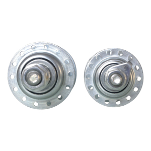 Moyeu de <span class=keywords><strong>roue</strong></span> de vélo de montagne/<span class=keywords><strong>BMX</strong></span> avant/arrière en acier durable, type écrou à boulon, avec 28 rayons et conception étanche - Product Image 1