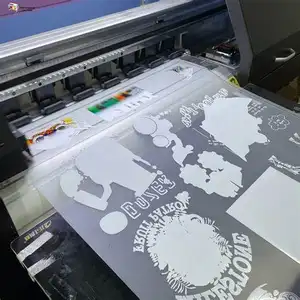定制DTF PET转印膜70厘米60厘米DTF薄膜卷用于DTF打印机数字印刷
