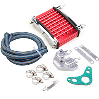 Refroidisseur d'huile de moteur en Aluminium, DIRT Pit, radiateur de vélo, refroidissement ATV Quad 50/70/90/110/125/140/150cc