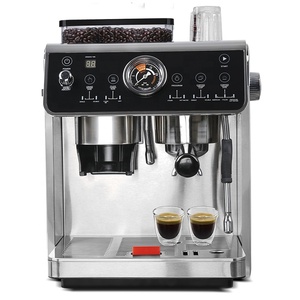 Anbolife - Cafetera Profesional Express de Doble Caldera con Pantalla Táctil de 2800 W, Cafetera Digital de 20 Bares con Molinillo - Product Image 5