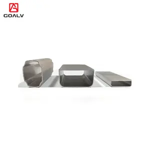 Gorden fleksibel profesional kotak aluminium profil Hollow Square aluminium Aloi