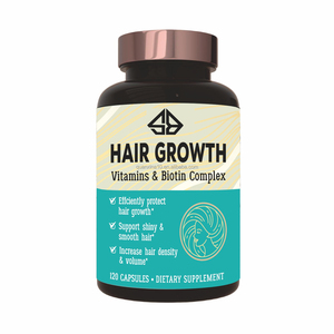 Suplementos para el Crecimiento del Cabello OEM con Vitaminas y Biotina, Productos de Belleza, Cápsulas para un Cabello Más Fuerte, 120 Cápsulas para Mujeres - Product Image 3