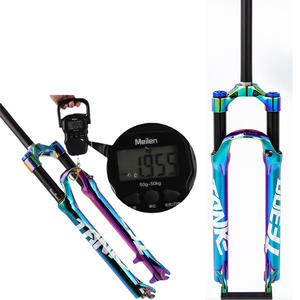 Ressort pneumatique coloré 20 "<span class=keywords><strong>26</strong></span>" 27.5 "29" <span class=keywords><strong>fourche</strong></span> à suspension vtt en aluminium <span class=keywords><strong>fourche</strong></span> de vélo de montagne - Product Image 1